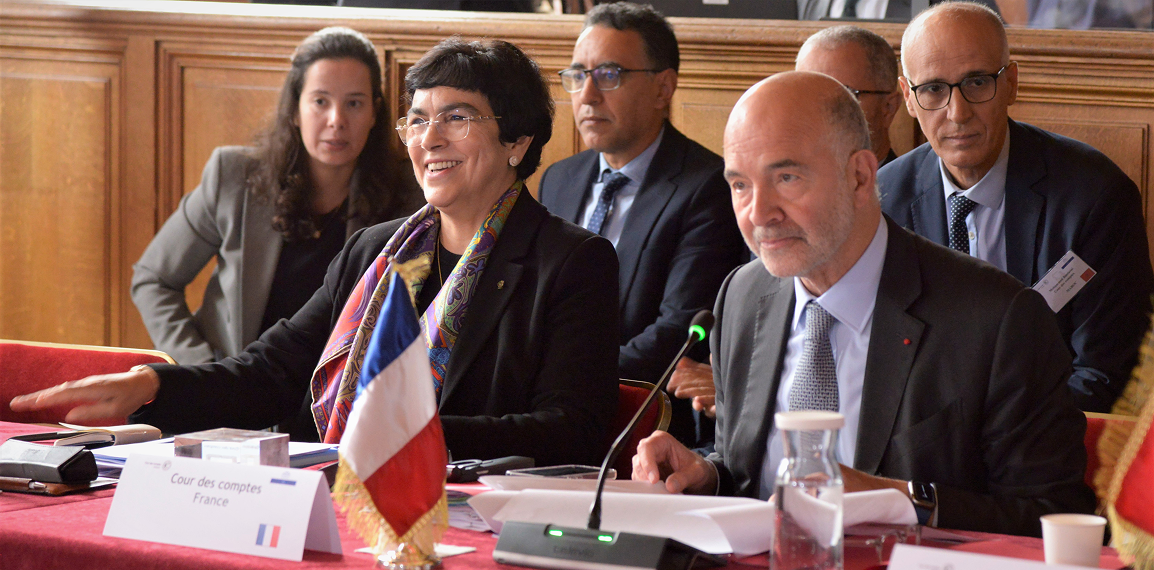 Zineb El Adaoui et Pierre Moscovici